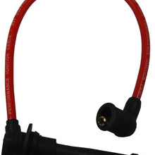 JDMSPEED New Red Ignition Spark Plug Wires Set Replacement For Mazda Miata 1.6L 1.8L 90-00