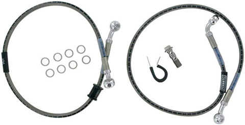 Cycleflex Brake Lines Two-Line Race Kit Fits 2006-2008 Suzuki GSX-R1000