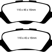 EBC Brakes DP61852 6000 Series Greenstuff Truck and SUV Brake Pad