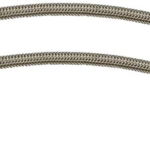 6 Inch Braided S.S. Brake Line - Straight AN3-2 Pack