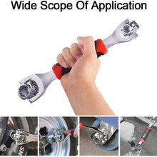 GGIENRUI Universal Wrench 48 in 1 Socket Wrench Multifunction Spanner Tool with 360 Degree Rotating Head for Home and Car Repair