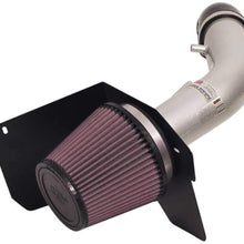 K&N Cold Air Intake Kit with Washable Air Filter: 2005-2010 Chevy Cobalt, 2.2L L4, Polished Metal Finish with Red Oiled Filter, 69-4515TS