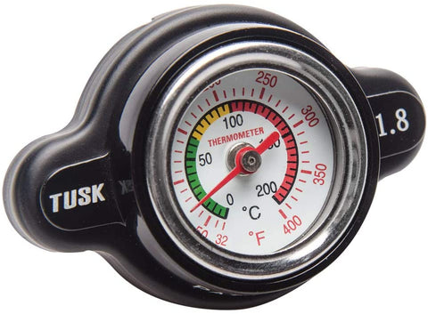 Tusk High Pressure Radiator Cap with Temperature Gauge 1.8 Bar - Fits: Honda CR250R 1981-2007