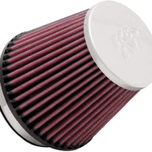 K&N Universal Clamp-On Air Filter: High Performance, Premium, Replacement Filter: Flange Diameter: 3.125 In, Filter Height: 4.375 In, Flange Length: 0.9375 In, Shape: Round Tapered, RC-9160