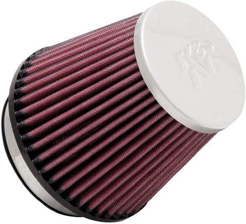 K&N Universal Clamp-On Air Filter: High Performance, Premium, Replacement Filter: Flange Diameter: 3.125 In, Filter Height: 4.375 In, Flange Length: 0.9375 In, Shape: Round Tapered, RC-9160