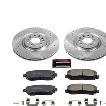 Power Stop K6538 Front Brake Kit with Drilled/Slotted Brake Rotors and Z23 Evolution Ceramic Brake Pads