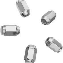20pcs Silver Chrome Bulge Lug Nuts (Metric 12x1.25 Threads, 1.4 inch length) Conical Cone Taper Acorn Seat Closed End - Compatible with Nissan Infiniti Subaru and More - Installs with 19mm Hex Socket