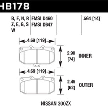 Hawk Performance HB178N.564 HP Plus Brake Pad