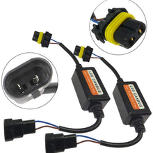 2X 9005 9006 LED Headlight Canbus Error Anti Flicker Resistor Canceller Decoder