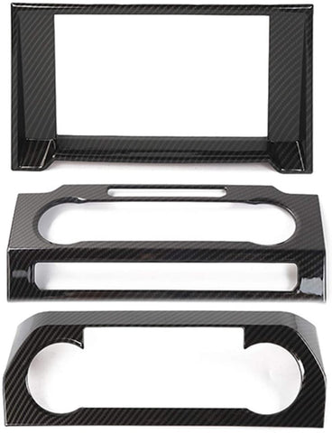 HKPKYK for Ford F150 2015+, Interior Mouldings Car Navigation Air Conditioner Volume Adjustment Panel Decoration Stickers