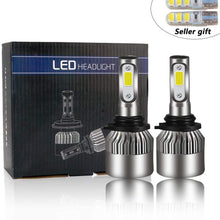 Car Headlight H13 9008 Hi/Lo LED COB CSP 12V 24V 60W 2PSC Car Headlight Bulb Cool White 6500K For Bright 7200LM-1Year Warranty (H13)