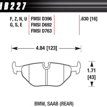 Hawk Performance HB227F.630 HPS Performance Rear Ceramic Brake Pad (Axle set of 4 Pieces)