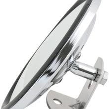 GG Grand General 33271 Stainless Steel 5” Convex Blind Spot Mirror with Center Mount for Trucks, Buses, Utility Vehicles and More