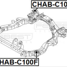 96819176 - Front Body Bushing - Febest # CHAB-C100F - 1 YEAR WARRANTY