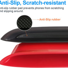 JOINT STARS GrabTray Passenger Storage Tray Organizer Grab Handle Accessory Box for 2011-2018 Jeep Wrangler JK JKU, Interior Accessories, Black/Red