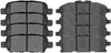 AutoShack SCD905-1552 Front and Rear Ceramic Brake Pads 2 Pieces Fits Driver and Passenger Side