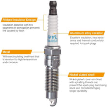 Set of 8 QYL Spark Plug Iridium Replacement# SP509 HJFS24FP, Fit for Ford Expedition Lincoln Navigator V8
