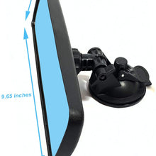 KITBEST Anti Glare Rear View Mirror, Suction Cup Rearview Mirror Universal Car interior Mirrors, 360 Degree Adjustable Antiglare Auto Inside Blue Mirror for Car, SUV, CRV, Vans and Trucks