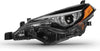 Left Side Projector Headlight Fits 2017 2018 2019 Toyota Corolla LE Eco L LE Models LED Headlamp Driver LH