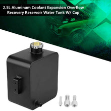 KIMISS Aluminum Universal 2.5L Engine Coolant Expansion Tank Tank with Cap