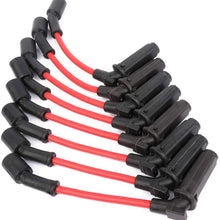 ROADFAR High Performance Ignition Wire Sets Compatible with Buick Cadillac Chevy GMC Hummer Pontiac Saab 2005-2008