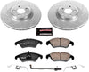 Power Stop K6140 Front Brake Kit with Drilled/Slotted Brake Rotors and Z23 Evolution Ceramic Brake Pads