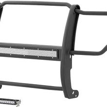ARIES 2170008 Pro Series Black Steel Grille Guard with Light Bar, Select Ford F-150