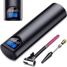 YTA Portable air Compressor,150 PSI Electric Auto Pump for Car Motorcycle Bike with Digital LCD 150 PSI for Car, Truck, Bicycle USB Rechargeable, Easy to Read W/Digital Pressure