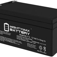 ML3-12 - 12 Volt 3 AH SLA Battery Mighty Max Battery Brand Product