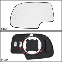 Left Side Door Rear View Mirror Glass Lens Heater+LED Turn Signal Replacement for 99-07 Silverado/Tahoe/Sierra/Yukon XL