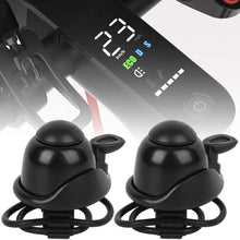 Alomejor 2Pcs Scooter Electric Bell Horn Ring with Quick Release Mount for Electric Bicycle Dia 22 mm-31.8 mm