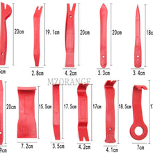 Clidr 43Pcs Trim Removal Tool Car Panel Door Audio Removal Tool Kit Auto Upholstery Tools Auto Clip Pliers Fastener Remover Pry Tool Set with Nylon Zipper Storage Bag