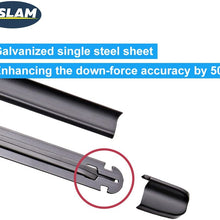 Windshield Wipers,ASLAM Type-G 26"+17" Wiper Blades:All-Season Blade for Original Equipment Replacement and Refills Replaceable,Double Service Life(set of 2)