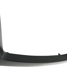 Front Bumper Trim Compatible with 2017-2018 Nissan Rogue Black CAPA Center