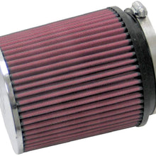 K&N Universal Clamp-On Air Filter: High Performance, Premium, Replacement Engine Filter: Flange Diameter: 4.25 In, Filter Height: 6 In, Flange Length: 0.84375 In, Shape: Round Tapered, RC-1645