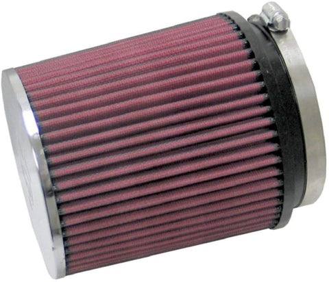 K&N Universal Clamp-On Air Filter: High Performance, Premium, Replacement Engine Filter: Flange Diameter: 4.25 In, Filter Height: 6 In, Flange Length: 0.84375 In, Shape: Round Tapered, RC-1645