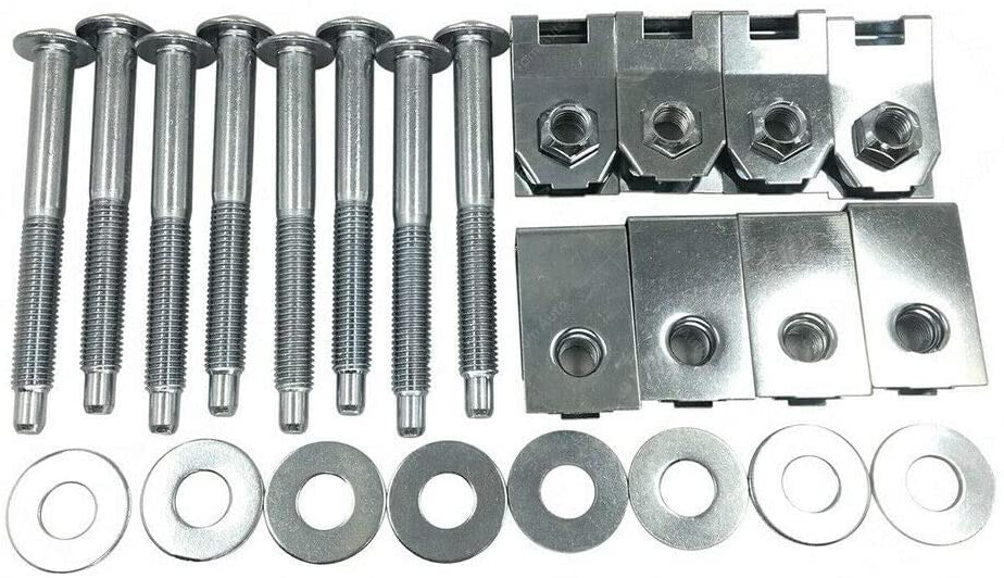 Fudoray Truck Bed Mounting Bolt Nut Hardware Kit for 1999-2013 Ford F250 F350 F450 F550 Super Duty Replaces Dorman 924-311