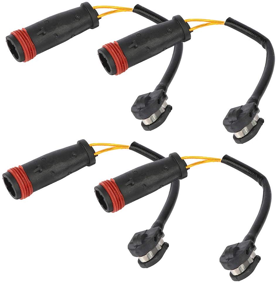 SCITOO Wear Sensor Brake Pad Sensor 4Pcs Front Rear fit for 2005-2017 Mercedes-Benz AMG GT S C63 AMG S CL550 CL600 CL63 AMG CL65 AMG CLK55 AMG CLK63 AMG CLS63 AMG CLS63 AMG S E63 AMG GL63 AMG