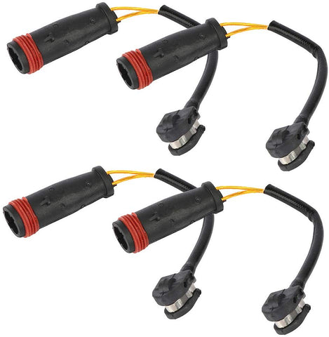 SCITOO Wear Sensor Brake Pad Sensor 4Pcs Front Rear fit for 2005-2017 Mercedes-Benz AMG GT S C63 AMG S CL550 CL600 CL63 AMG CL65 AMG CLK55 AMG CLK63 AMG CLS63 AMG CLS63 AMG S E63 AMG GL63 AMG