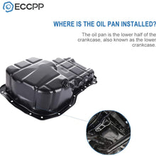 ECCPP 264-238 Engine Oil Pan 2001-2005 for Ch-rysler Sebring 2001-05 for D-odge Stratus 2.4L