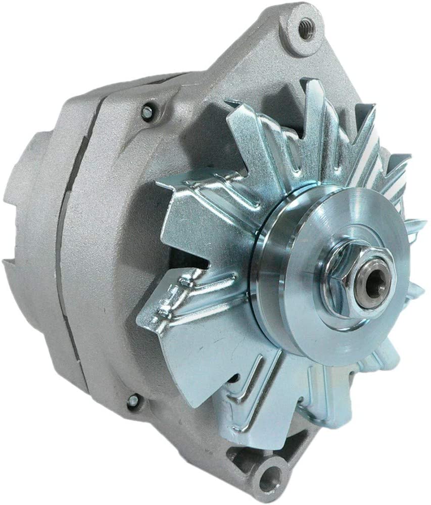 DB Electrical ADR0336 Alternator Compatible with/Replacement for GM Vehicles, Chevrolet GMC Buick Oldsmobile Pontiac 1968-89, High Output 105 Amp, External Fan, 3-Wire 7127-105