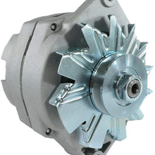 DB Electrical ADR0336 Alternator Compatible with/Replacement for GM Vehicles, Chevrolet GMC Buick Oldsmobile Pontiac 1968-89, High Output 105 Amp, External Fan, 3-Wire 7127-105