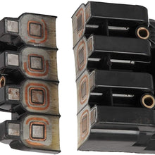 ENA Ignition Coil Pack compatible with Volkswagen Golf Jetta Beetle 2.0L Vehicles - 2001, 2002, 2003, 2004, 2005-2015 Red