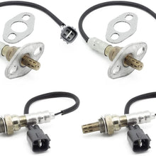 Kwiksen 4pcs Upstream and Downstream Oxygen Sensor 234-4162 234-4169 O2 Sensor 1 and Sensor 2 Replacement for Toyota Sequoia 4.7L 4WD ONLY 2001 2002 2003 2004