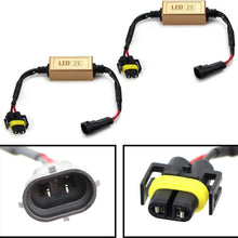 iJDMTOY (2) H11 H8 LED Headlight Canbus Error Free Anti Flicker Resistor Canceller Decoders (Plug-In-Play)