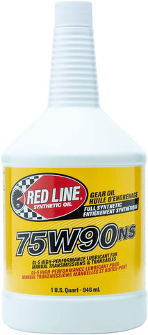 Red Line 58304 (75W90) Non-Limited Slip Synthetic Gear Oil - 1 Quart (Pack of 12)