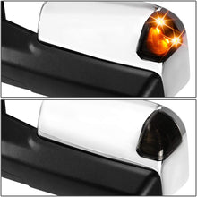 Replacement for RAM 1500 2500 3500 Pair of Chrome Powered + Heated Smoked Signal Glass + Foldable Side Towing Mirrors