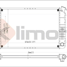 Klimoto Radiator | fits Pontiac 6000 1982-1991 Chevrolet Celebrity 1982-1990 Buick Century 1995 2.5L | KLI953