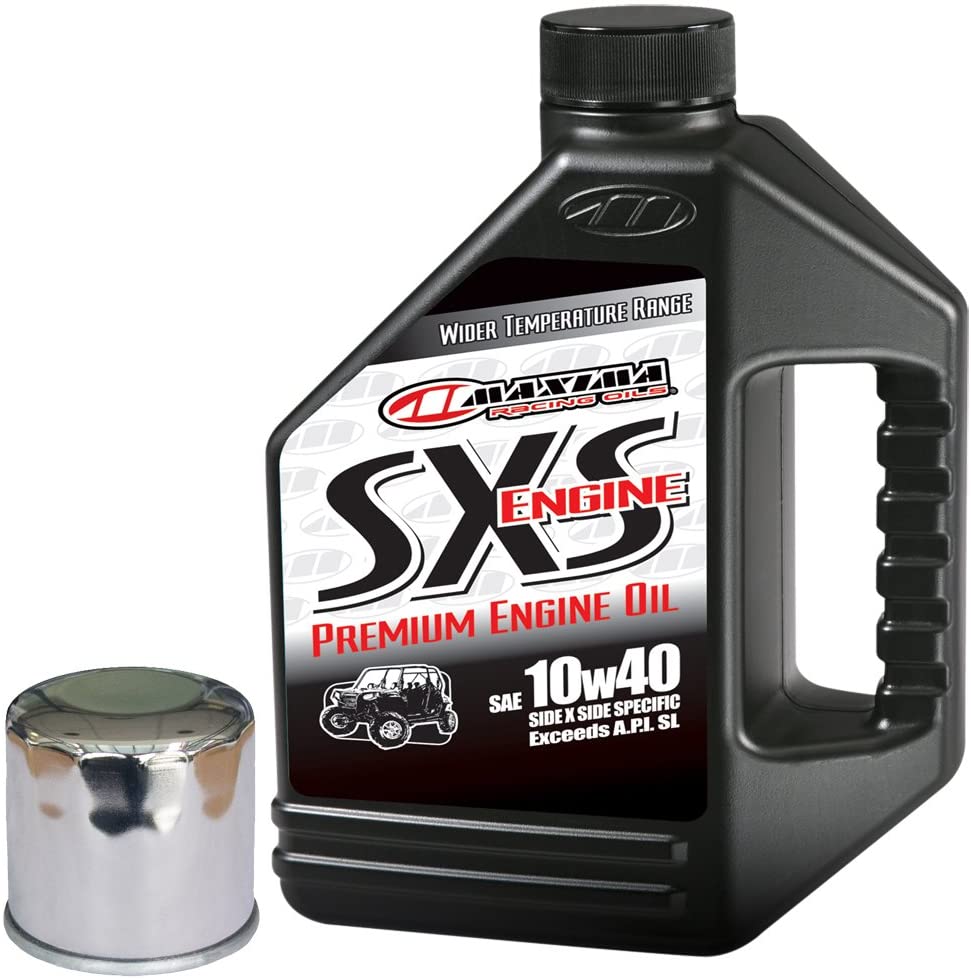 MaximaHiflofiltro SXSPEOCK012 Premium Side x Side Engine Oil Change Kit for Kawasaki Teryx 4x4/750/800, 1 Gallon