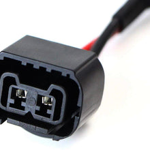iJDMTOY (2) P13W 12277 Extension Wire Harness Sockets Compatible With Daytime Running Lamps, Driving Fog Lights Retrofit Work Use